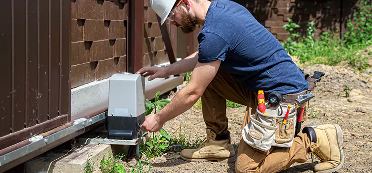 Electric Driveway Gate Installation North Aurora